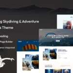 Skyfo - Paragliding Skydiving And Adventure WordPress Theme