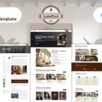 LumeFurn – Modern and Minimalist Furniture WordPress Theme