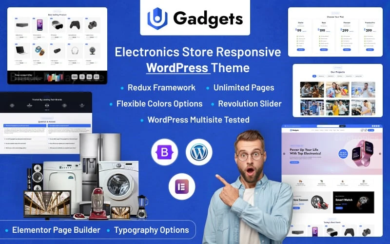 Gadgets - Electronics Store Responsive WordPress Theme