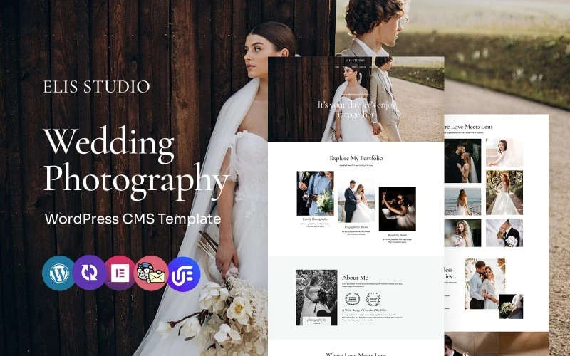 Elis Studio - Wedding Photography Studio Multipurpose WordPress Elementor Theme
