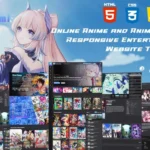 Kokomi - Online Anime and Anime Series Responsive Entertainment Website Template
