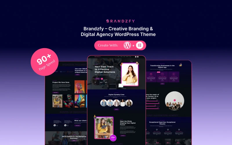 Brandzfy – Creative Branding & Digital Agency WordPress Theme