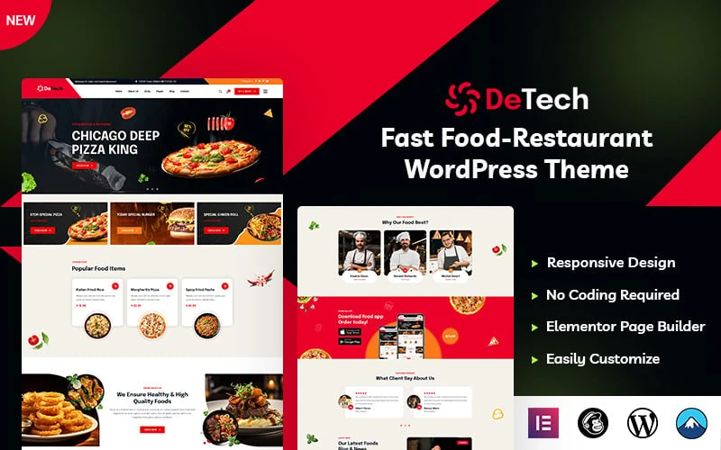 Detech - Fast Food WordPress Theme