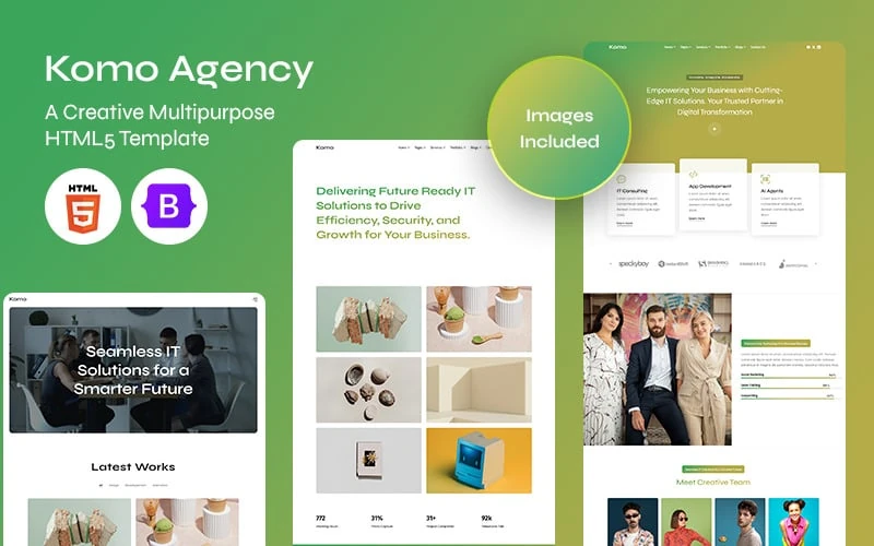 Komo - A Creative Multipurpose HTML5 Template