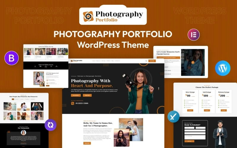 Photography Portfolio Elementor WordPress Theme