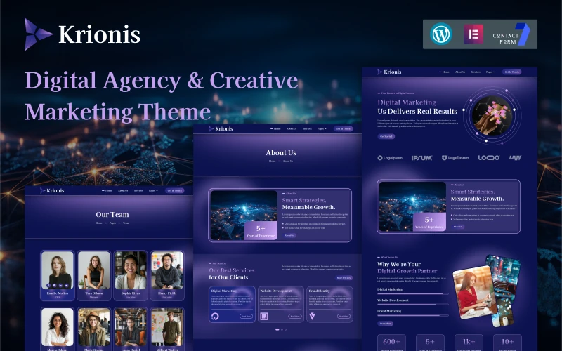 Krionis – Digital Agency & Creative Marketing Theme