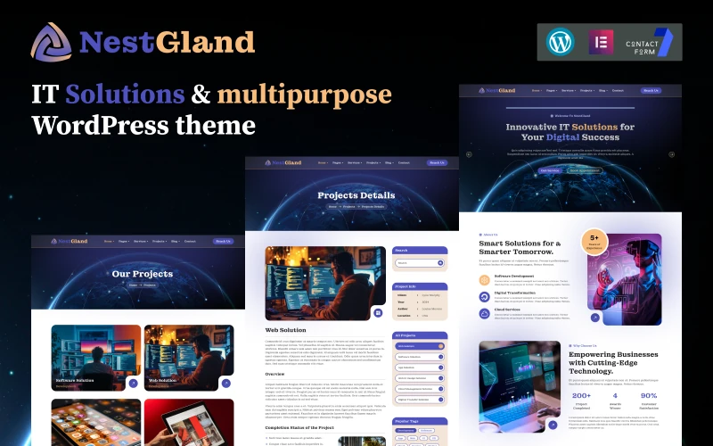 NestGland – IT Solutions & Multipurpose WordPress Theme
