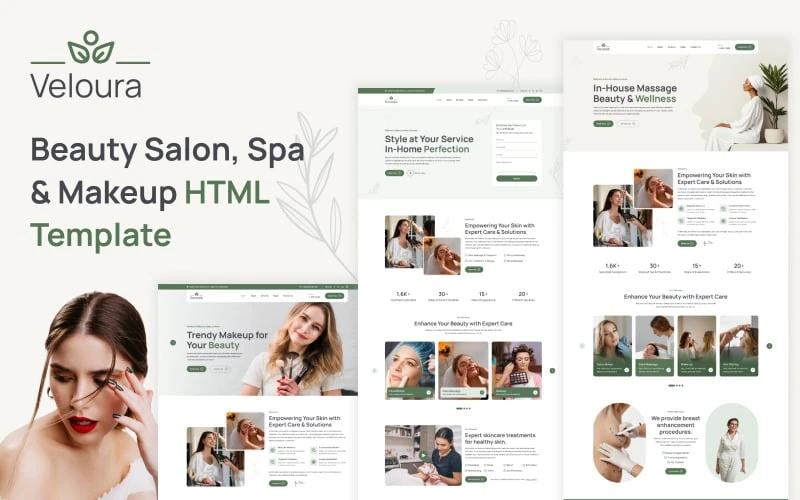 Veloura - Beauty Spa & Beauty Salon HTML Template